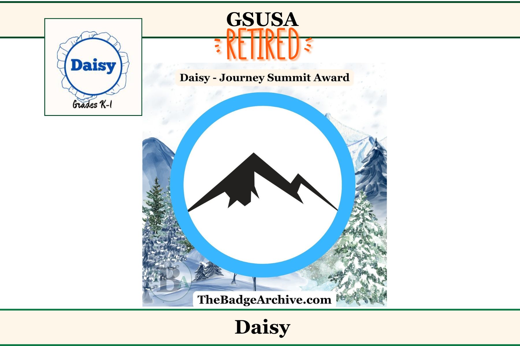 2011 – Daisy Journey Summit Award