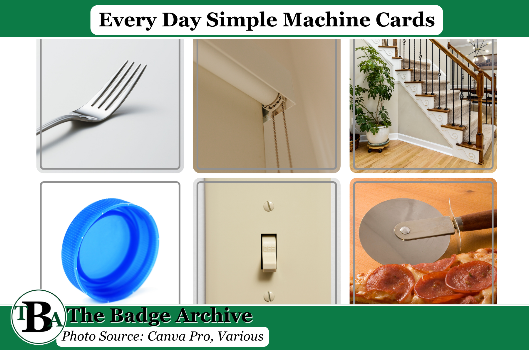 Every Day Simple Machine Cards