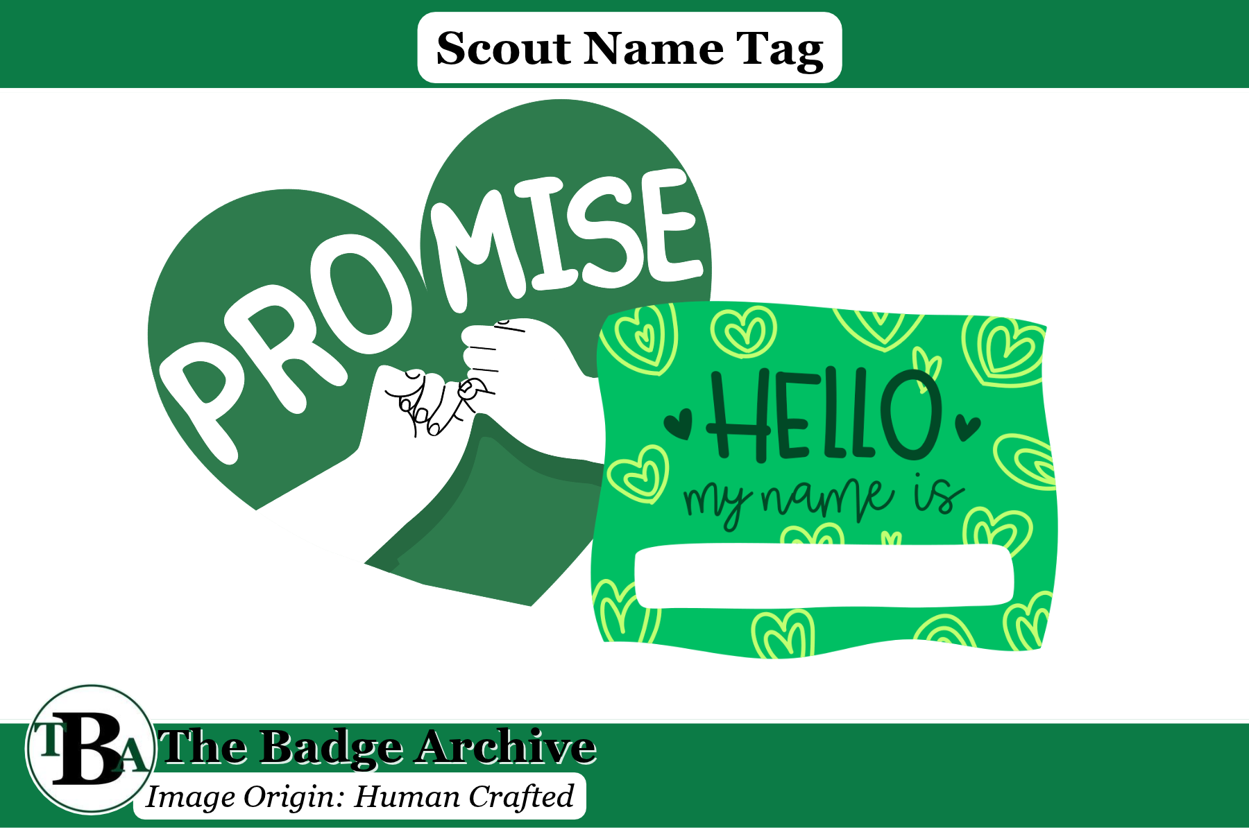 Scout Name Tag