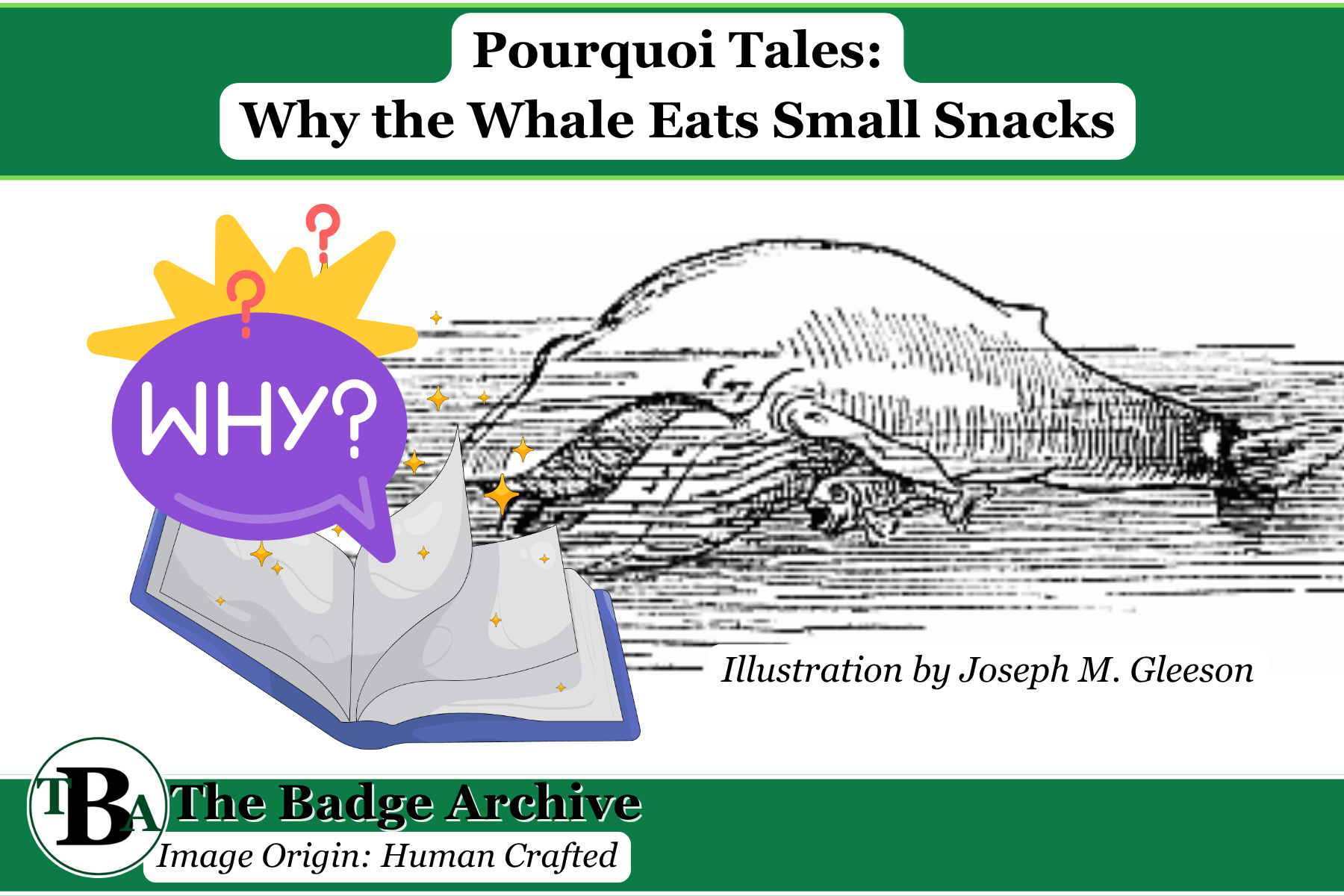 Why the Whale Eats Small Snacks