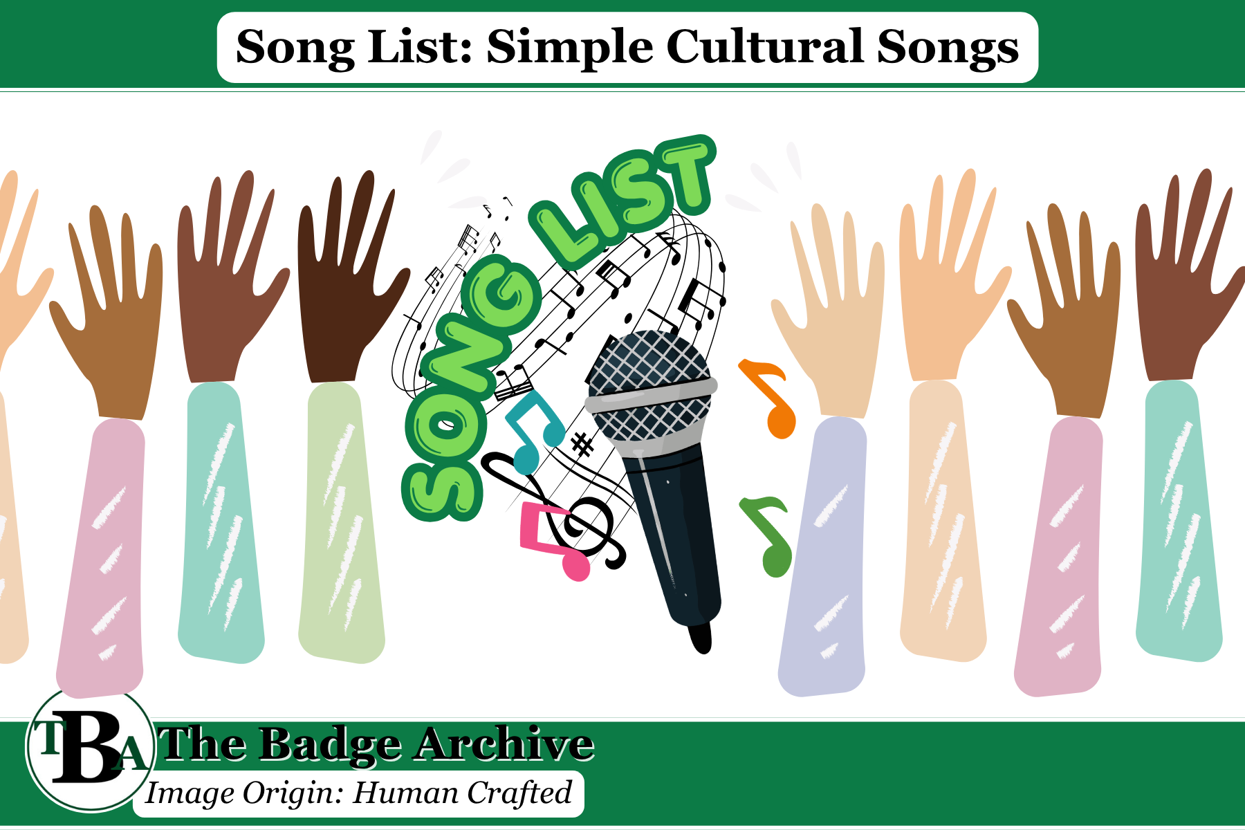 Song List: Simple Cultural Songs
